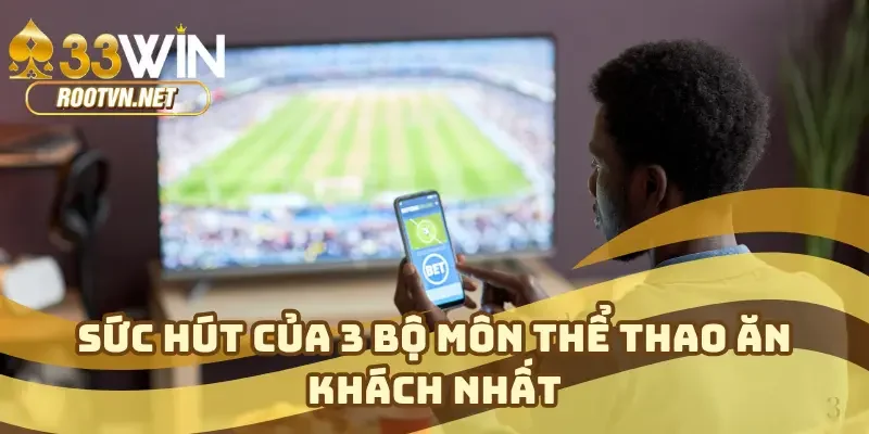 Sức hút của 3 bộ môn thể thao ăn khách nhất